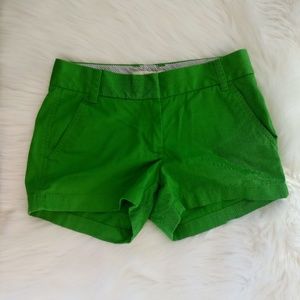 J. Crew Womens Chino Shorts Size 0 100% Cotton